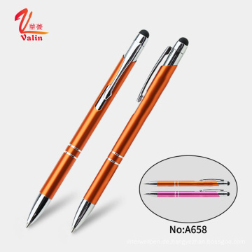 Soft Touch Ball Point -Werbemoten -Geschenkstift mit benutzerdefiniertem Logo